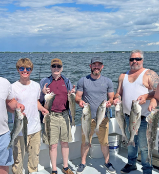 Sun-Kissed Bass: Chesapeake Beach Catch!